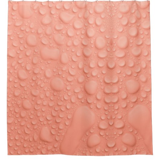 Kleurkleurige achtergrond met waterdruppels douchegordijn (Voorkant)