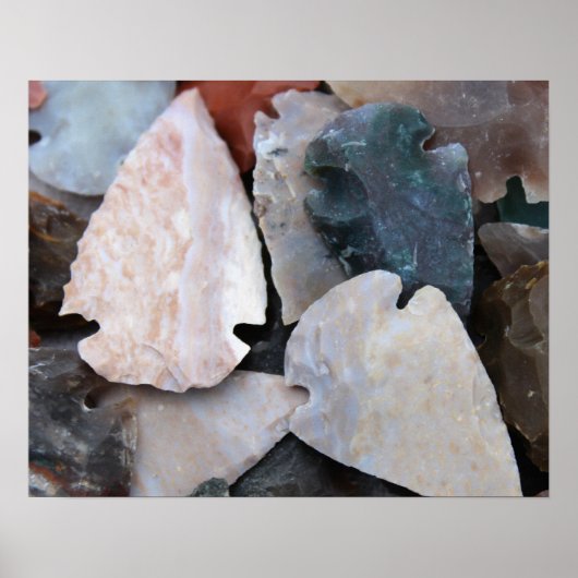 Kleurkleurige arrodepijlen poster (Voorkant)