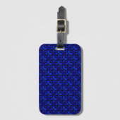 Kleurkleurige daskleurstof bagagelabel (Voorkant (verticaal))