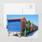 Kleurkleurige doorbraakhutten briefkaart (Voorkant / Achterkant)