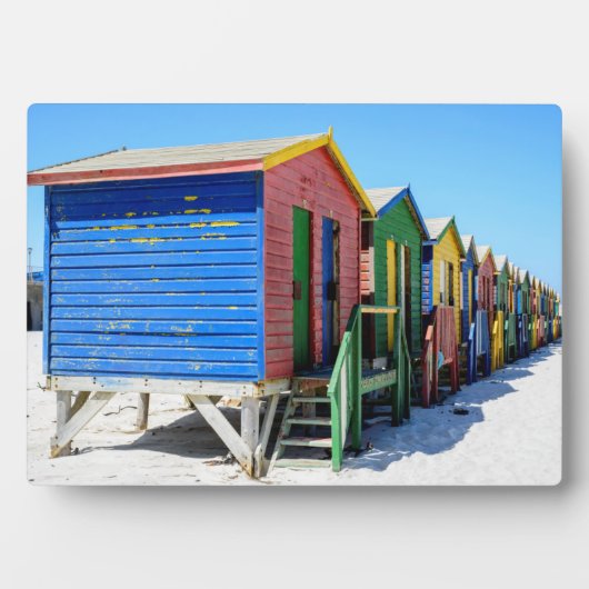Kleurkleurige doorbraakhutten fotoplaat (voorkant)