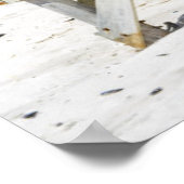 Kleurkleurige doorbraakhutten poster (Hoek)