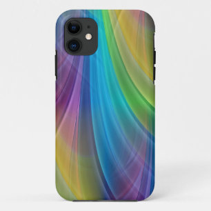 Kleurkleurige gradiëntstralen - blauw Case-Mate iPhone case