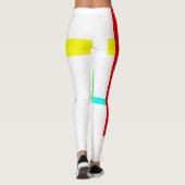 Kleurkleurige knug leggings (Achterkant)