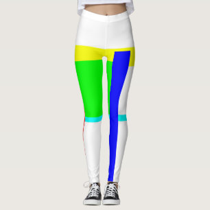 Kleurkleurige knug leggings