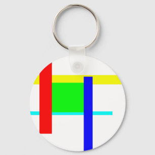 Kleurkleurige knug sleutelhanger