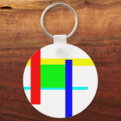 Kleurkleurige knug sleutelhanger (Voorkant)