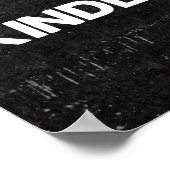 Kleurkleuterschool in kalm houden Poster (Hoek)