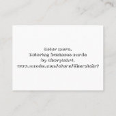 Kleurkonijnen Visitekaartjes kleuren (Achterkant)