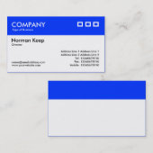 Kleurkoptekst - blauw (0033FF) v2 Visitekaartje (Voorkant / Achterkant)