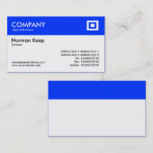 Kleurkoptekst - blauw (0033FF) Visitekaartje (Voorkant / Achterkant)