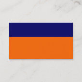 Kleurkoptekst - blauw en Oranje Visitekaartje (Achterkant)