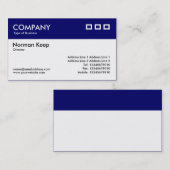 Kleurkoptekst - Donkerblauw v2 Visitekaartje (Voorkant / Achterkant)