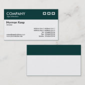 Kleurkoptekst - Donkergroene v2 Visitekaartje (Voorkant / Achterkant)