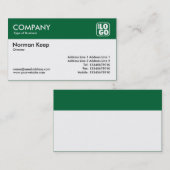 Kleurkoptekst (Logo) - Bosgroen Visitekaartje (Voorkant / Achterkant)