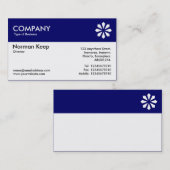 Kleurkoptekst (Logo) - Navy Blue 00066 Visitekaartje (Voorkant / Achterkant)