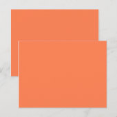 kleurkoraal briefkaart (Voorkant / Achterkant)