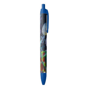 Kleurkoraal onder het Zee Zwarte Inkt Pen