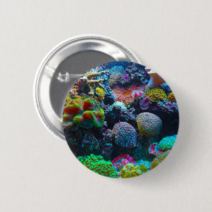 Kleurkoraal Ronde Button 5,7 Cm
