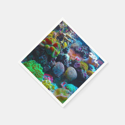 Kleurkoraal Servet (Hoek)