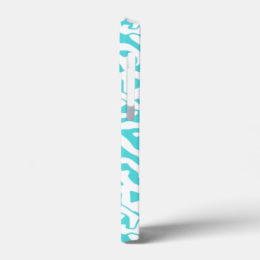 Kleurkoraalrif patroon Nautisch-wit blauw Case-Mate iPhone Case (Achterkant / Links)