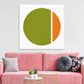 kleurkreuken canvas afdruk (Insitu (Woonkamer))