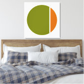 kleurkreuken canvas afdruk (Insitu (Slaapkamer))