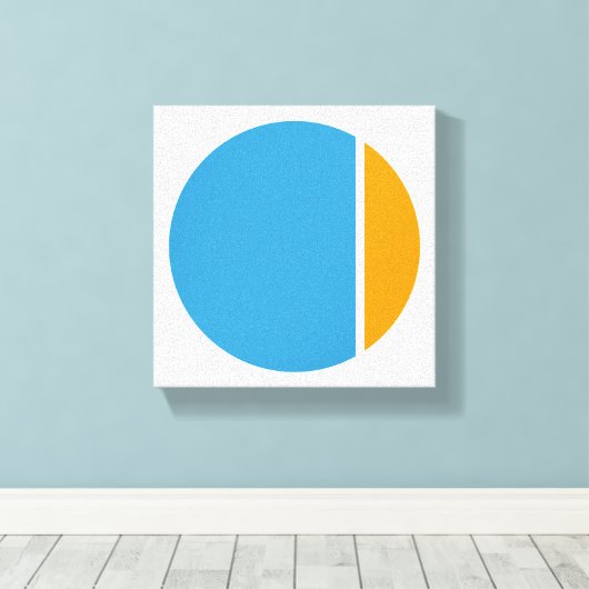 kleurkreuken canvas afdruk (Insitu (Houten vloer))