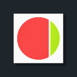 kleurkreuken canvas afdruk<br><div class="desc">door asymmetrie</div>