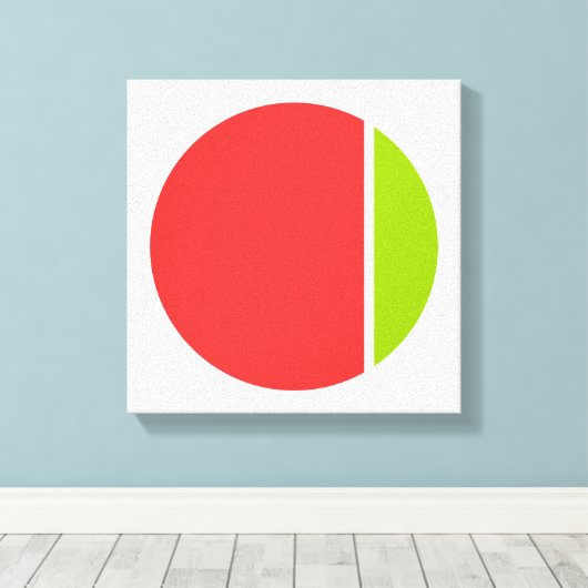 kleurkreuken canvas afdruk (Insitu (Houten vloer))