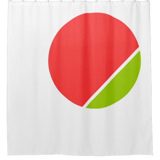 kleurkreuken douchegordijn (Voorkant)