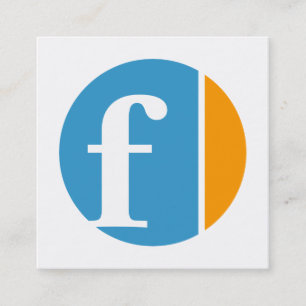 kleurkreuken vierkante visitekaartje