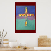 Kleurkruis Poster (Keuken)