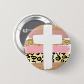 Kleurkruis Ronde Button 5,7 Cm (Voorkant /achterkant)