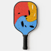 kleurkruising pickleball paddle (Achterkant)