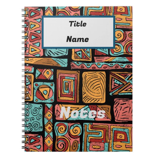 kleurkubus notitieboek (Voorkant)