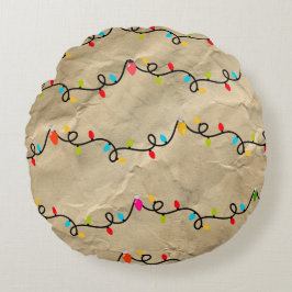 Kleurlichten Rond Kussen