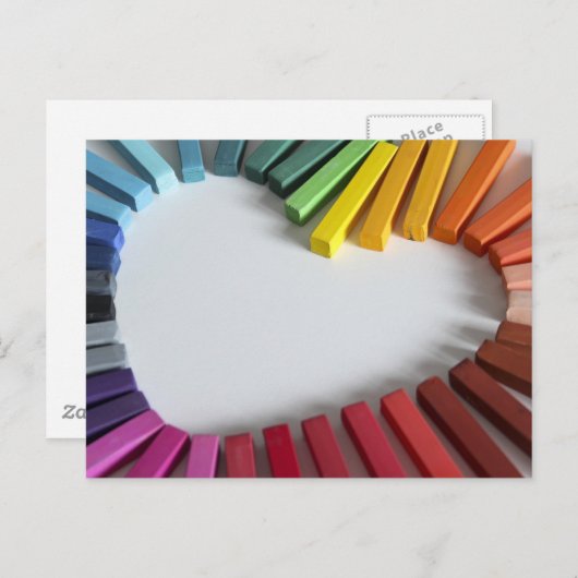 Kleurliefde Briefkaart (Voorkant / Achterkant)