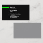 Kleurlijn - groen visitekaartje (Voorkant / Achterkant)