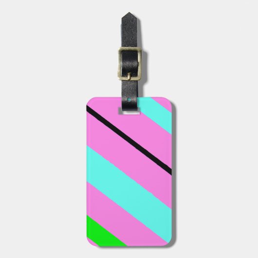 Kleurlijnen Bagagelabel (Voorkant verticaal)