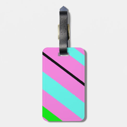 Kleurlijnen Bagagelabel (Achterkant verticaal)