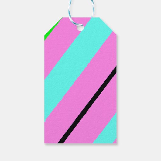 Kleurlijnen Cadeaulabel (Achterkant)