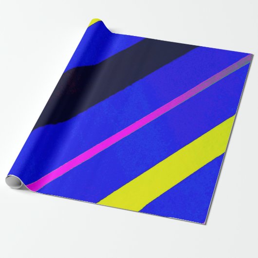Kleurlijnen Cadeaupapier (Uitgerold)