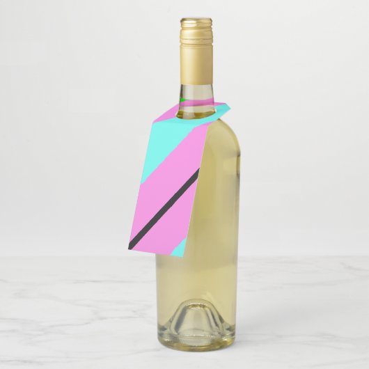 Kleurlijnen Flessenhanger (Schuin)