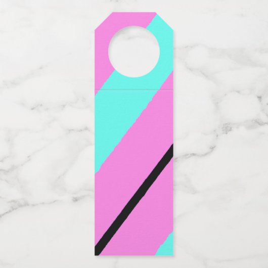 Kleurlijnen Flessenhanger (Achterkant)