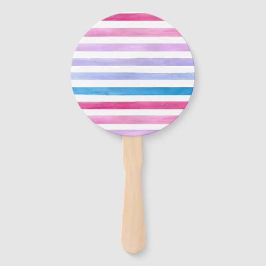 Kleurlijnen Handwaaier (Achterkant)