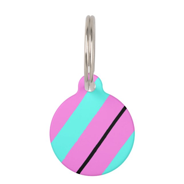 Kleurlijnen Huisdierpenning (Voorkant)