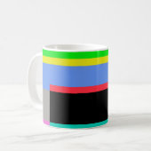 Kleurlijnen Koffiemok (Voorkant links)