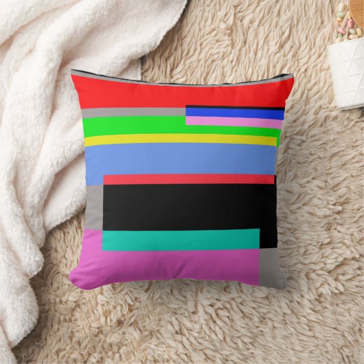 Kleurlijnen Kussen (Deken)