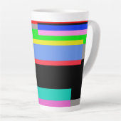 Kleurlijnen Latte Mok (Rechterhoek)